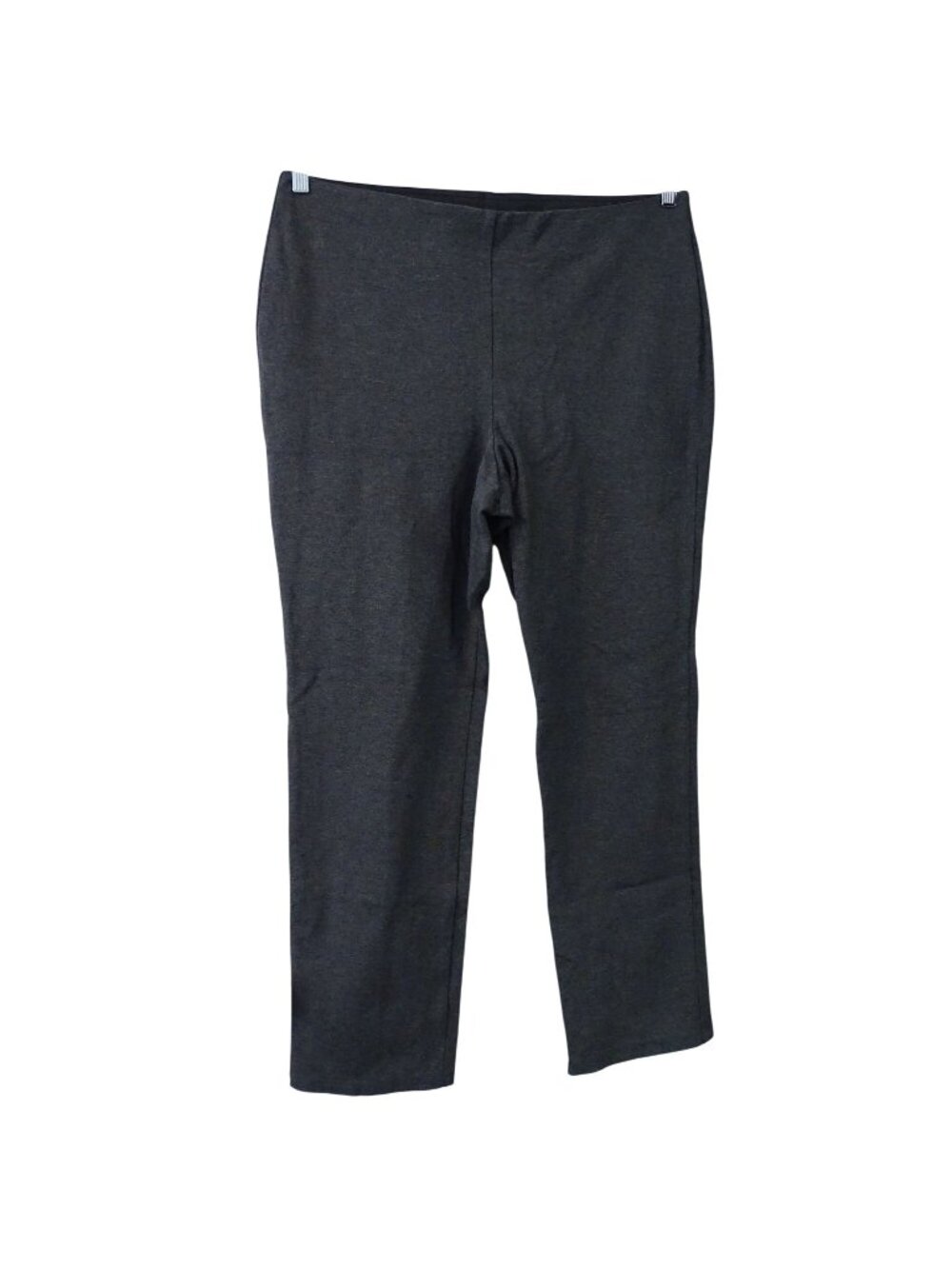 JM Collection Women Gray Stretch Ponte Knit Legging Pants Pull-On Size XL Casual